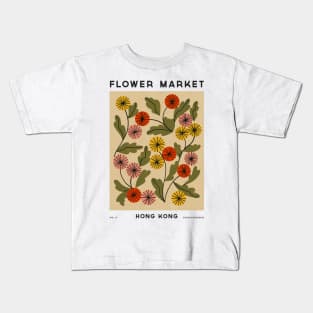 Flower Market No. 9 Kids T-Shirt